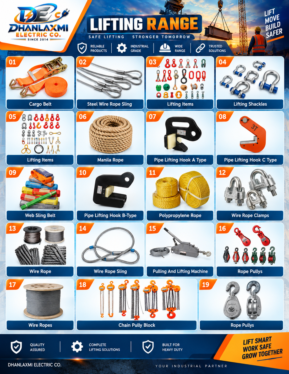 Lifting Range All Products